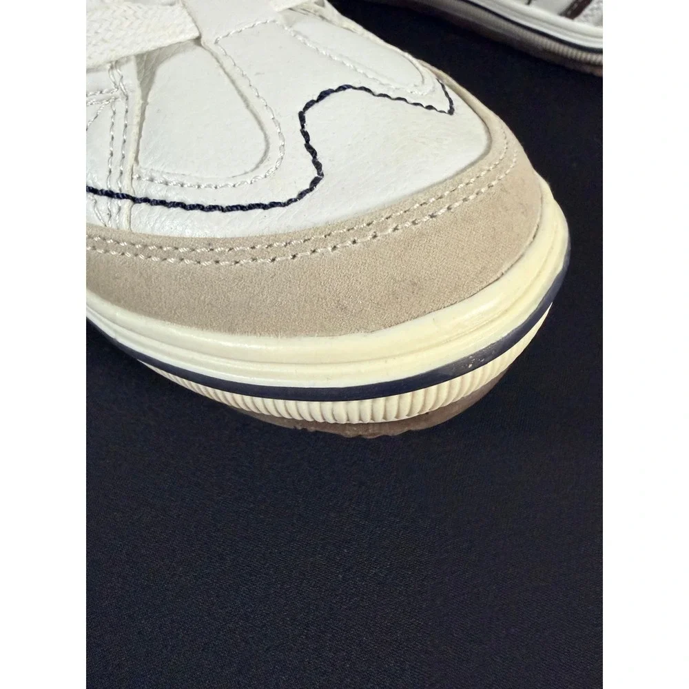 Day Five Renegade Mens Sneakers White Navy Tan Low Top Casual Shoes 317115 11M